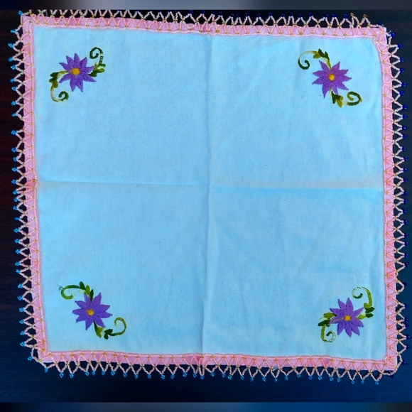 craft square with spring flower - Picture 2 of 3